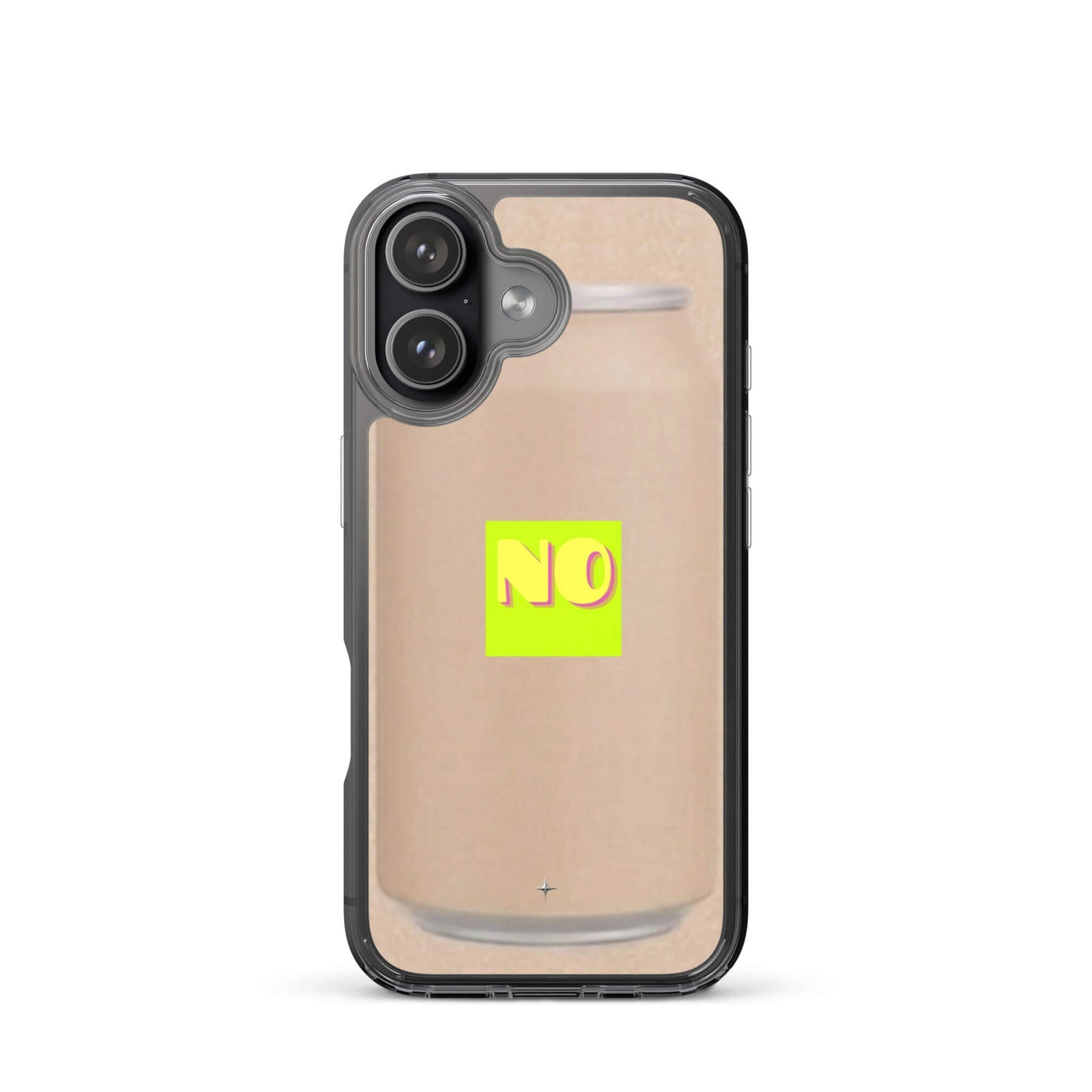 Cocoa State brown clear iphone case 17 minimal aesthetic warm tone clean design case