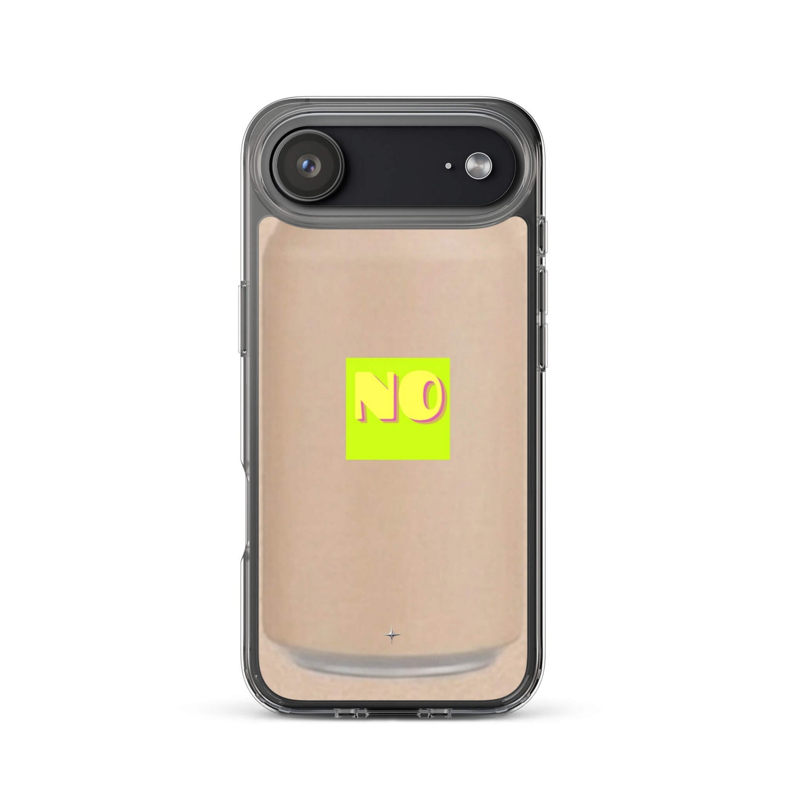 Cocoa State brown clear iphone case 17 air minimal aesthetic warm tone clean design case