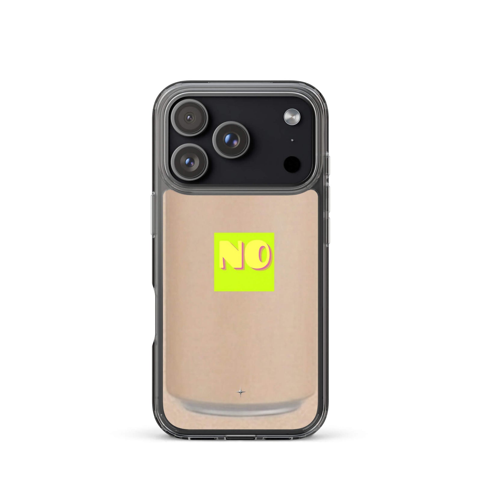 Cocoa State brown clear iphone case 17 pro minimal aesthetic warm tone clean design case