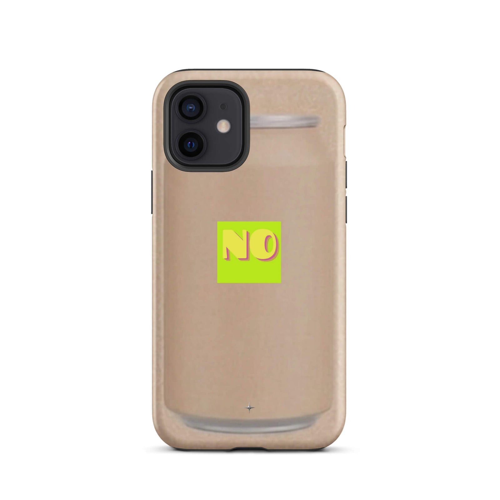 Cocoa State brown tough iphone case 12 minimal aesthetic warm tone clean design case