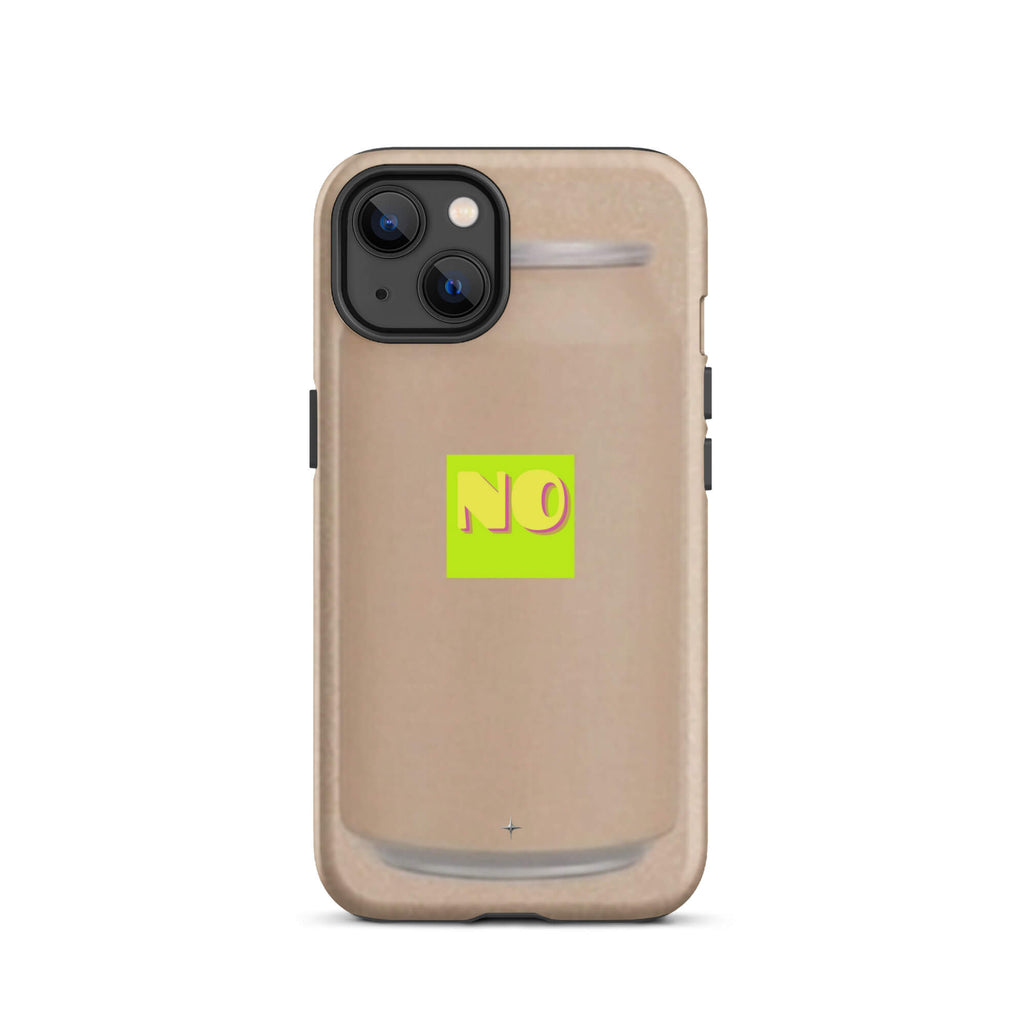 Cocoa State brown tough iphone case 13 minimal aesthetic warm tone clean design case