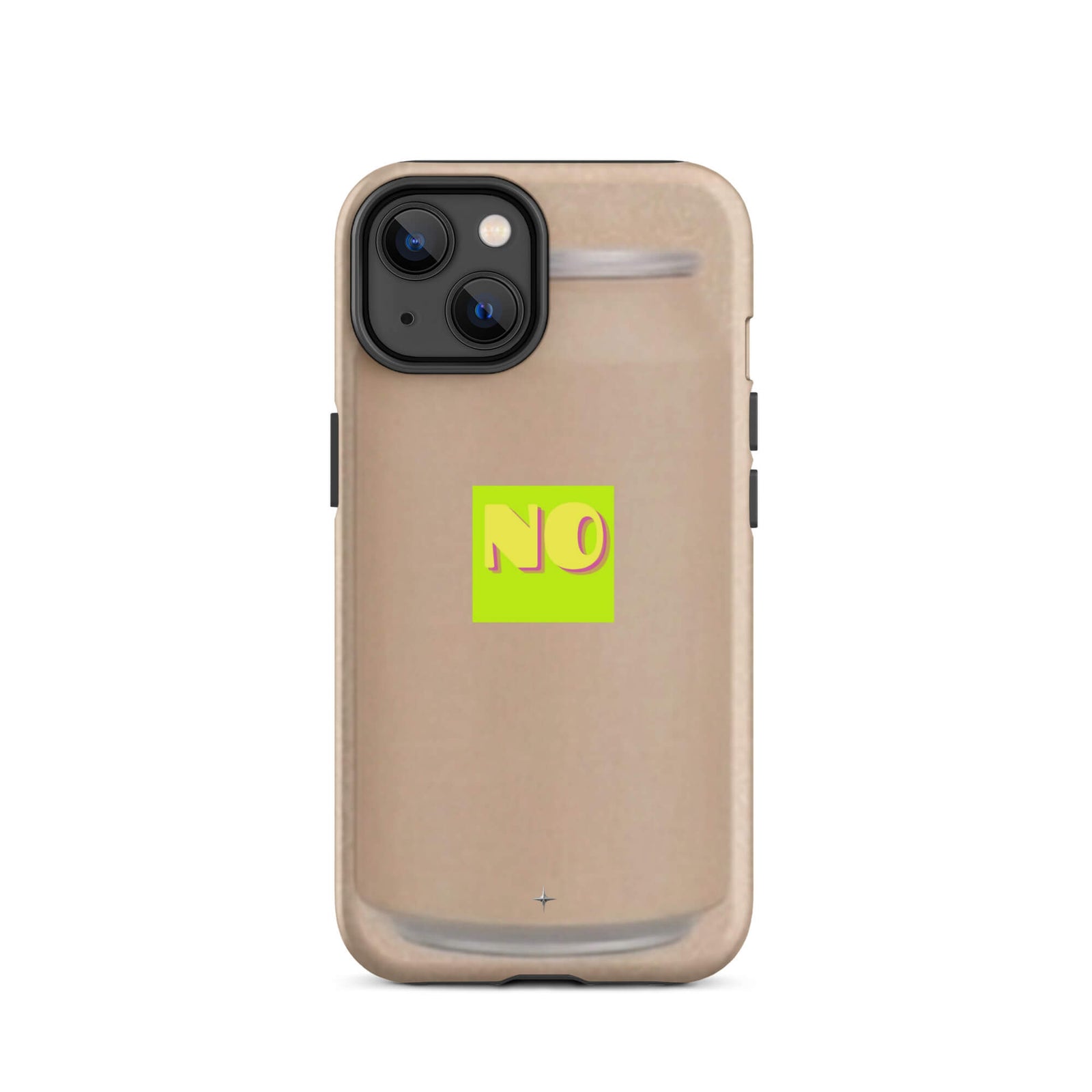 Cocoa State brown tough iphone case 14 minimal aesthetic warm tone clean design case