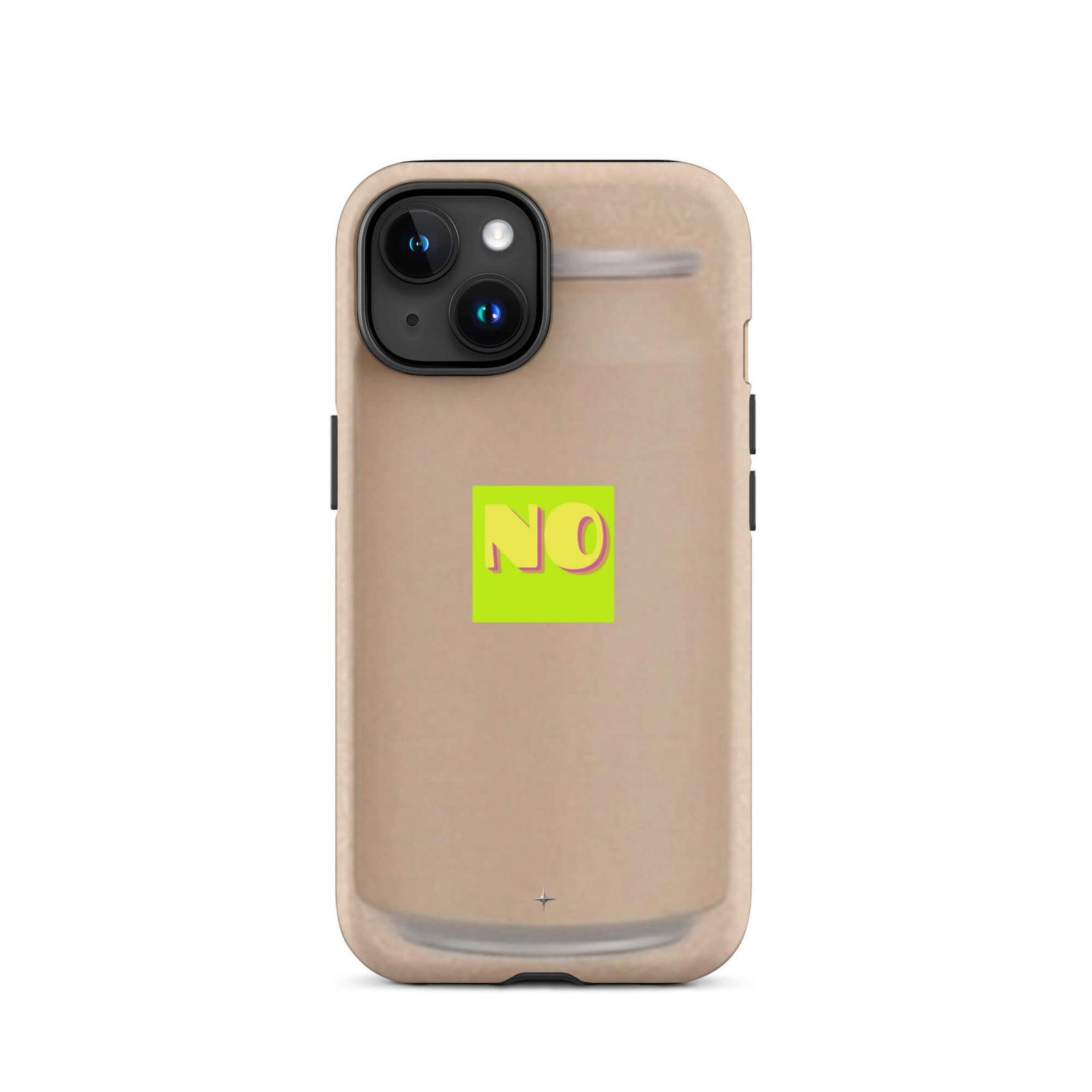 Cocoa State brown tough iphone case 15 minimal aesthetic warm tone clean design case