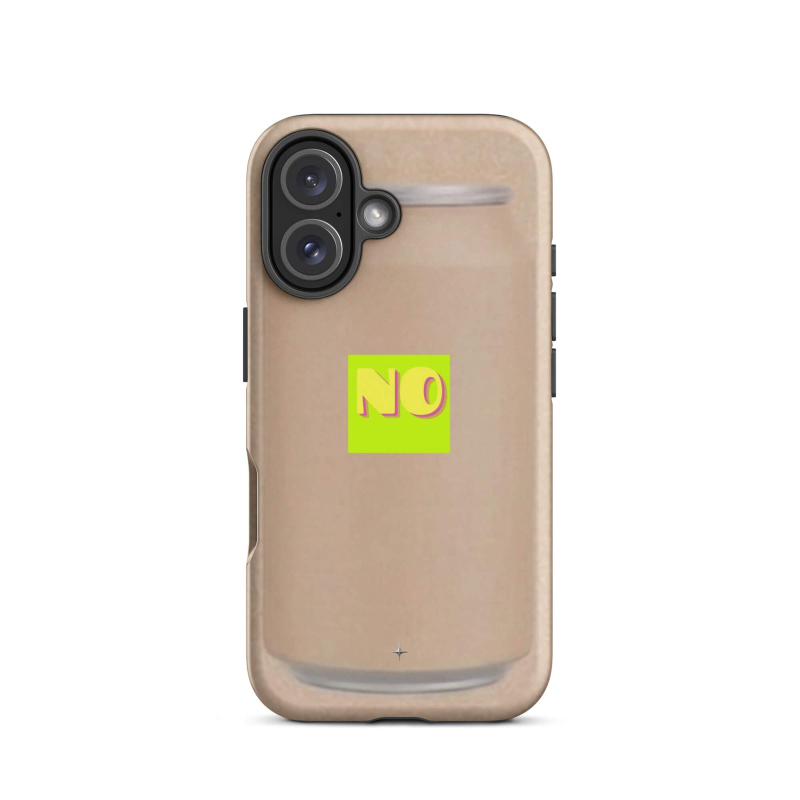 Cocoa State brown tough iphone case 16 minimal aesthetic warm tone clean design case