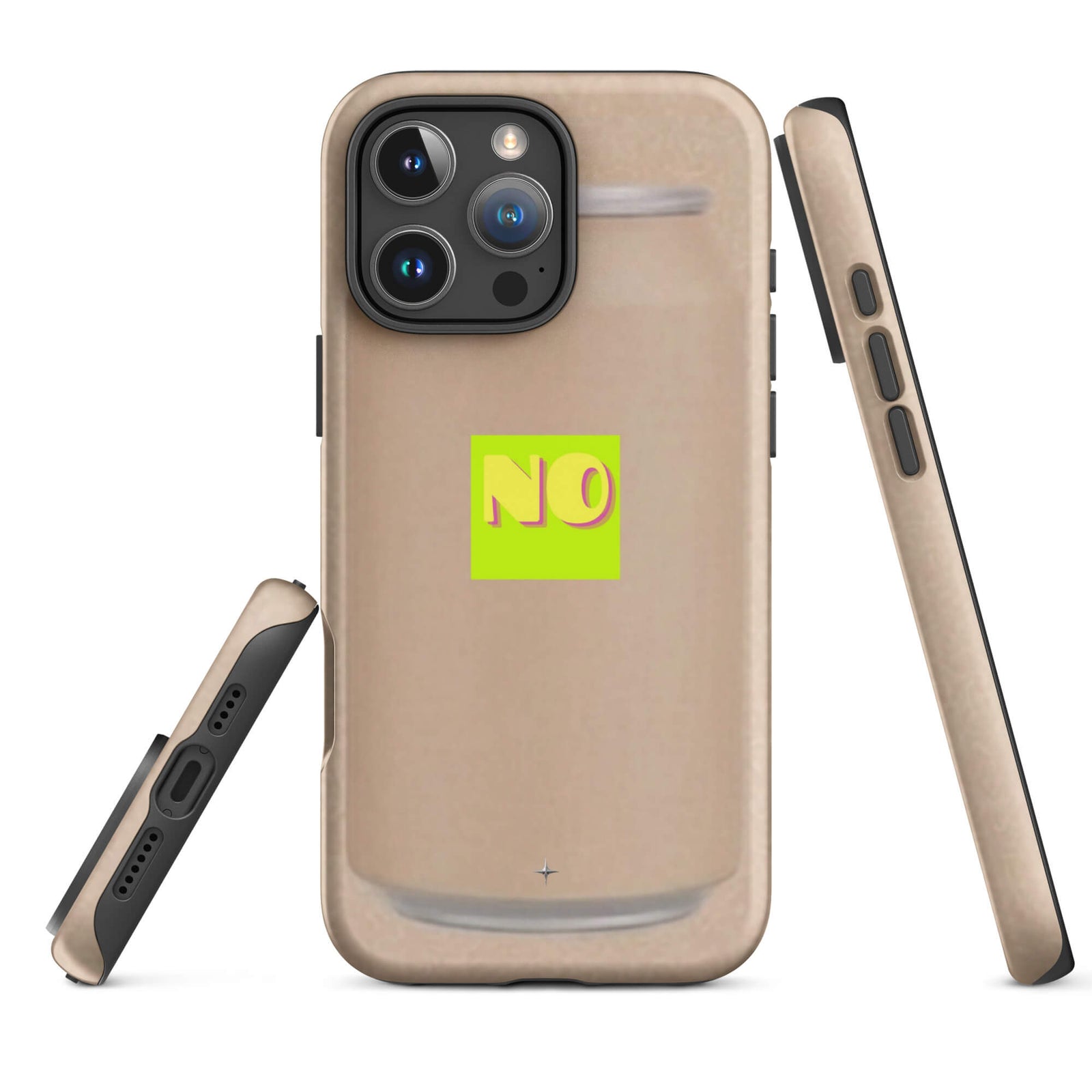 Cocoa State brown tough iphone case 16 pro max minimal aesthetic warm tone clean design case