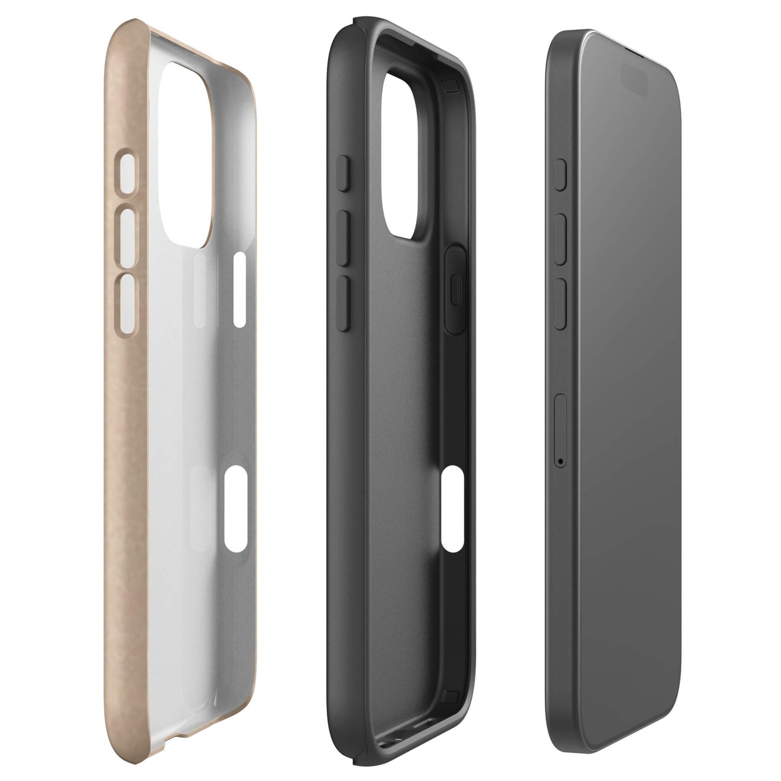 Cocoa State brown tough iphone case 16 pro max minimal aesthetic lightweight