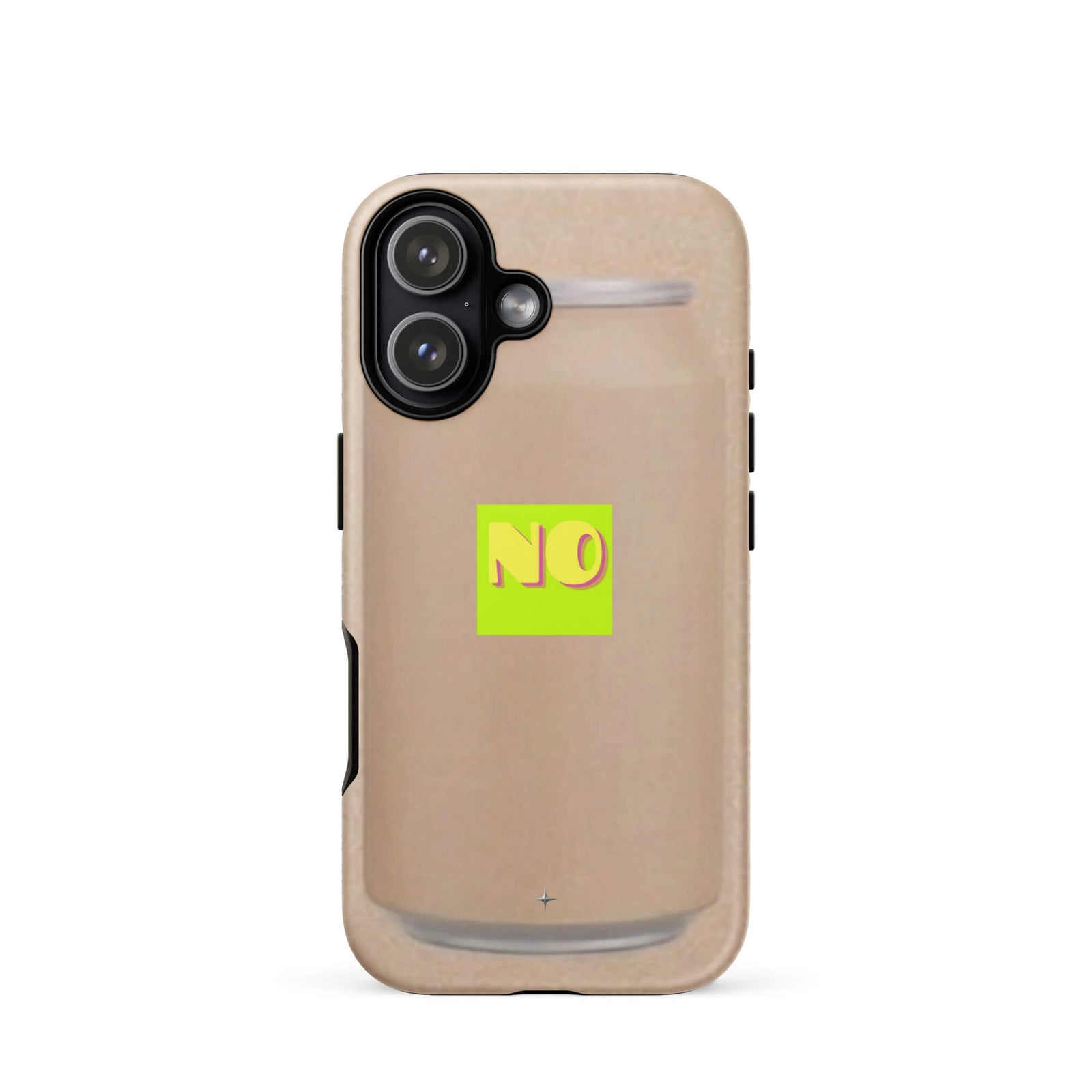Cocoa State brown tough iphone case 17 minimal aesthetic warm tone clean design case