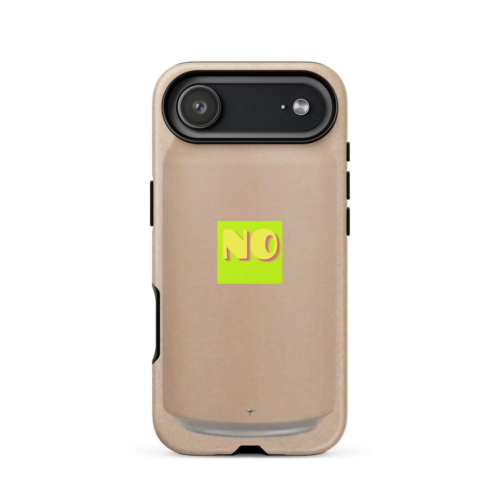 Cocoa State brown tough iphone case 17 air minimal aesthetic warm tone clean design case