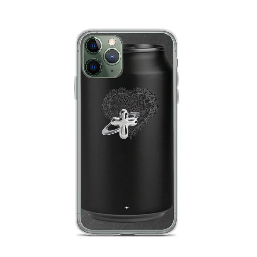 Cult Object black clear iphone case 11 pro hype streetwear aesthetic minimal dark fashion case
