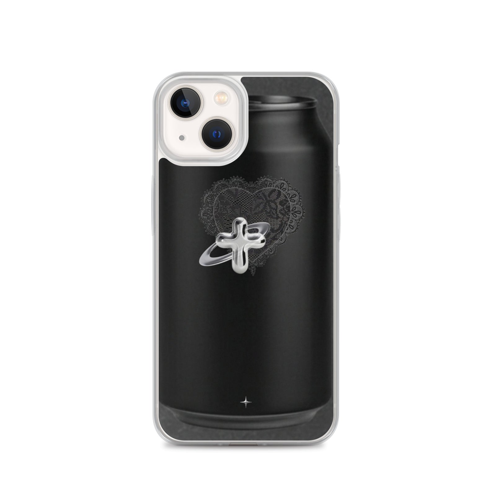 Cult Object black clear iphone case 13 hype streetwear aesthetic minimal dark fashion case
