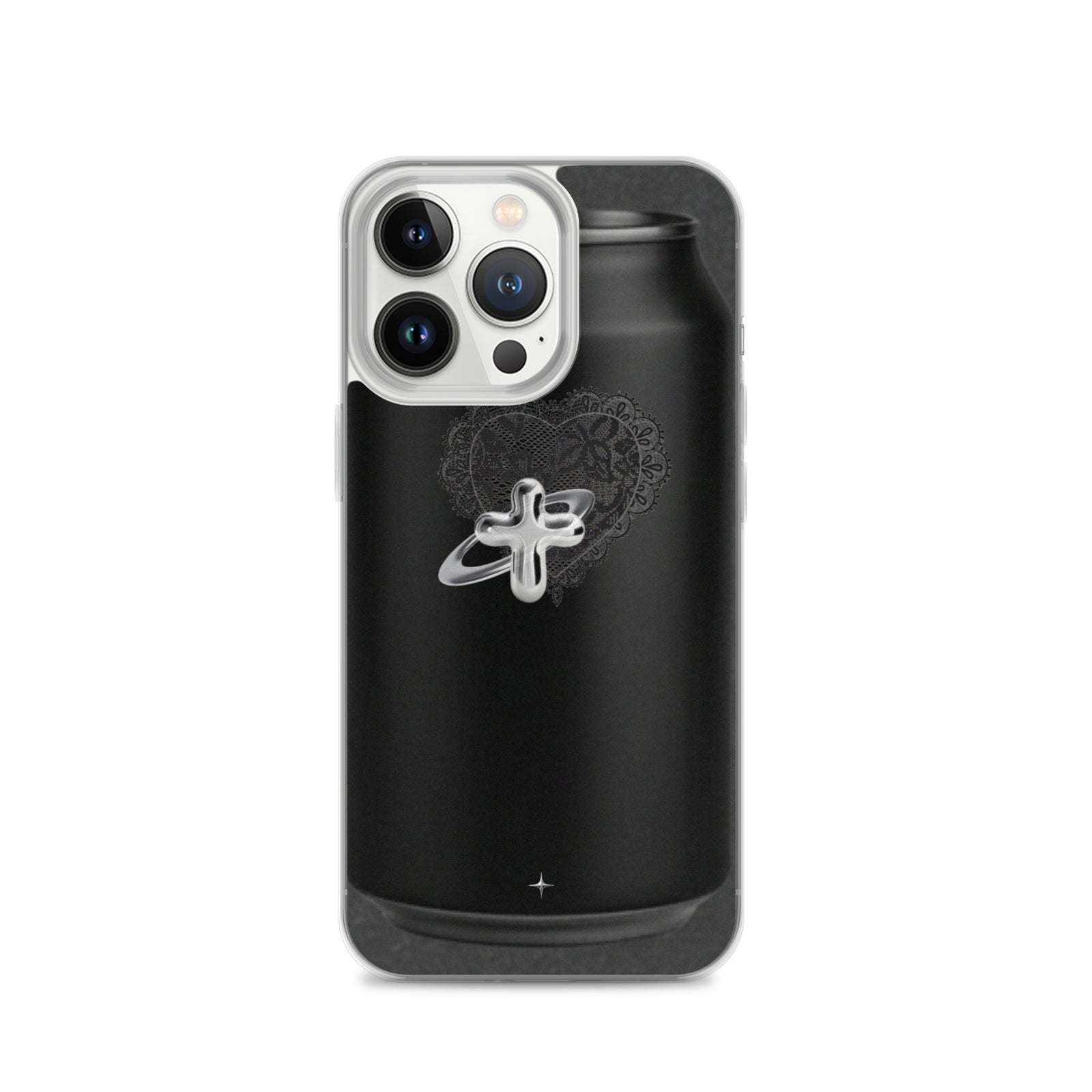 Cult Object black clear iphone case 13 pro hype streetwear aesthetic minimal dark fashion case