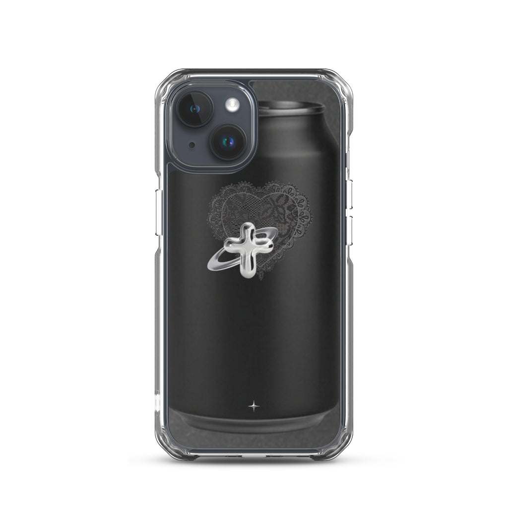 Cult Object black clear iphone case 15 hype streetwear aesthetic minimal dark fashion case