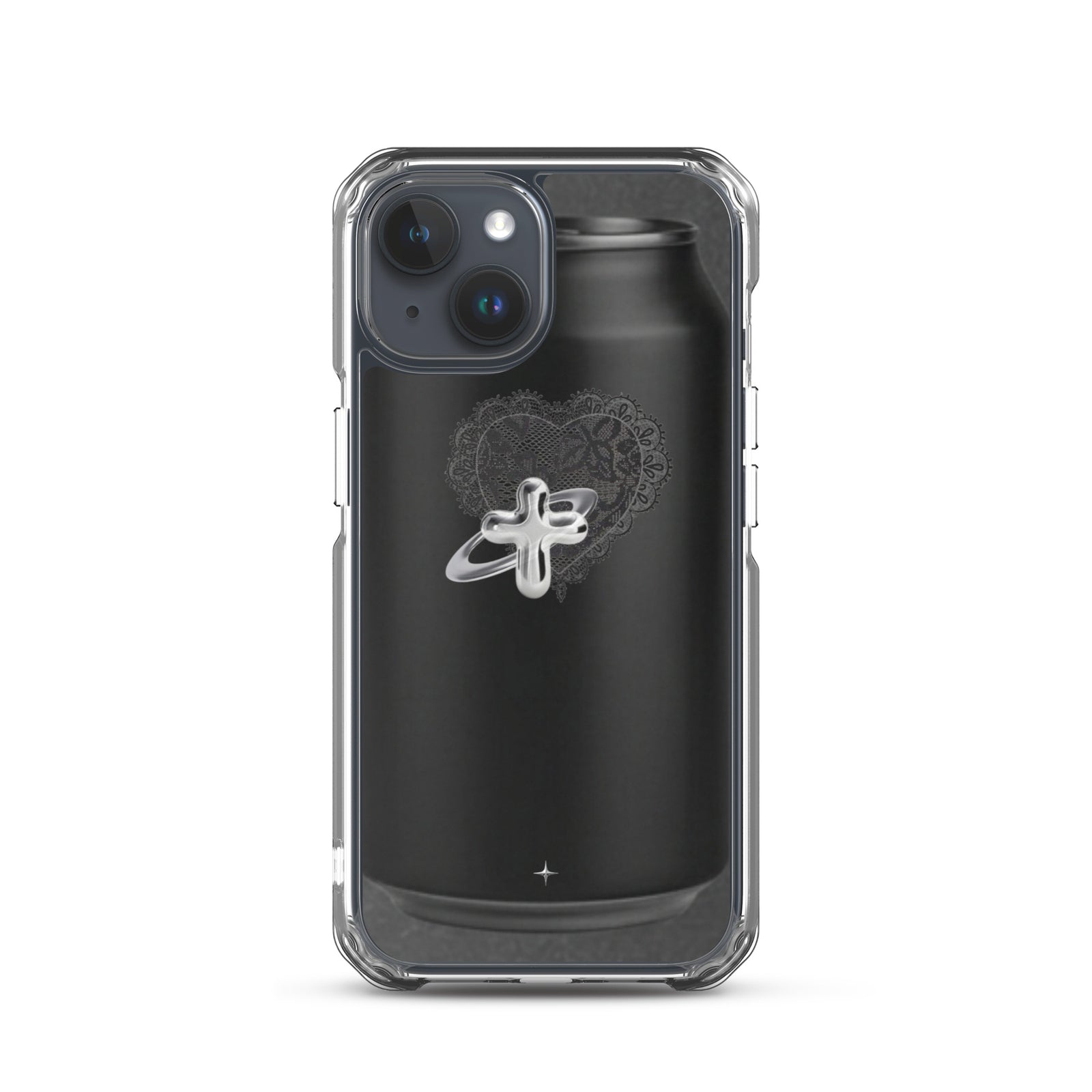Cult Object black clear iphone case 15 hype streetwear aesthetic minimal dark fashion case
