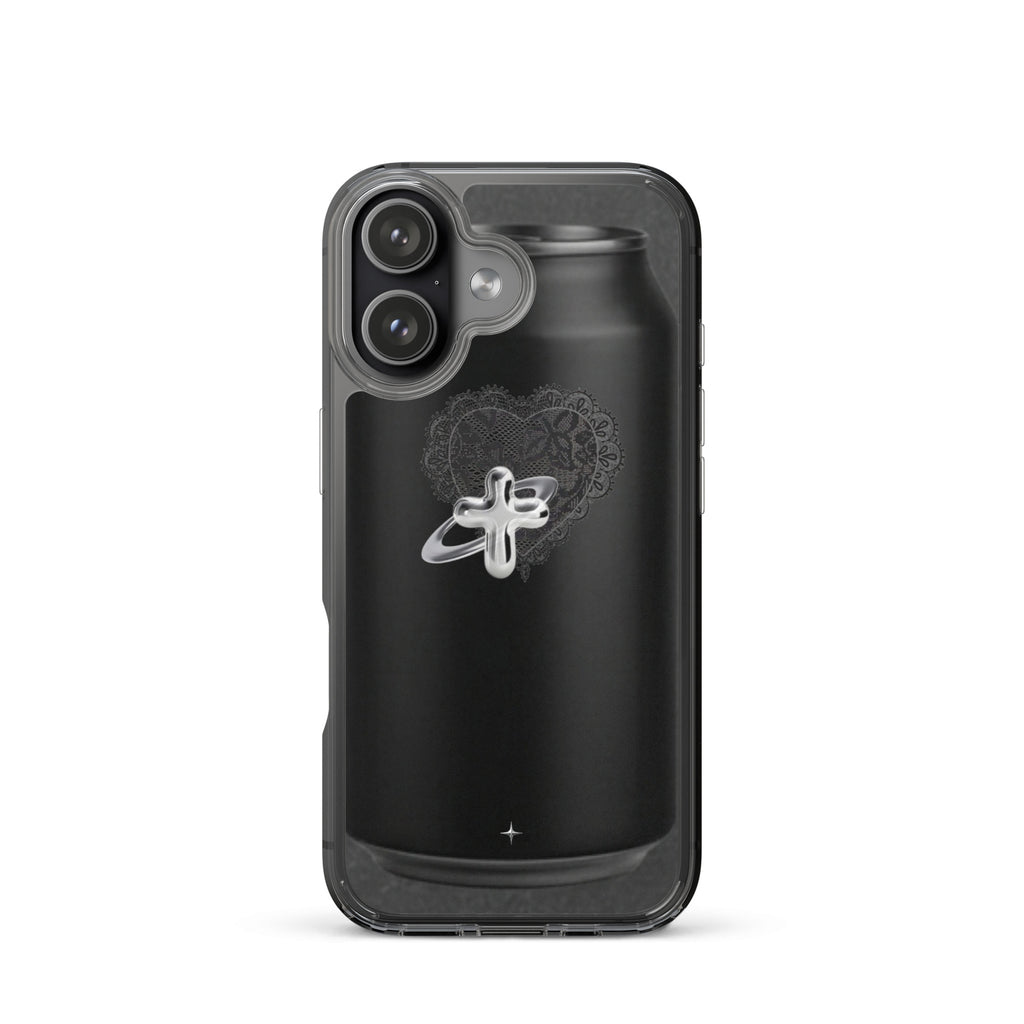 Cult Object black clear iphone case 17 hype streetwear aesthetic minimal dark fashion case