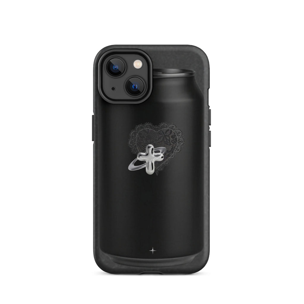 Cult Object black tough iphone case 14 hype streetwear aesthetic minimal dark fashion case