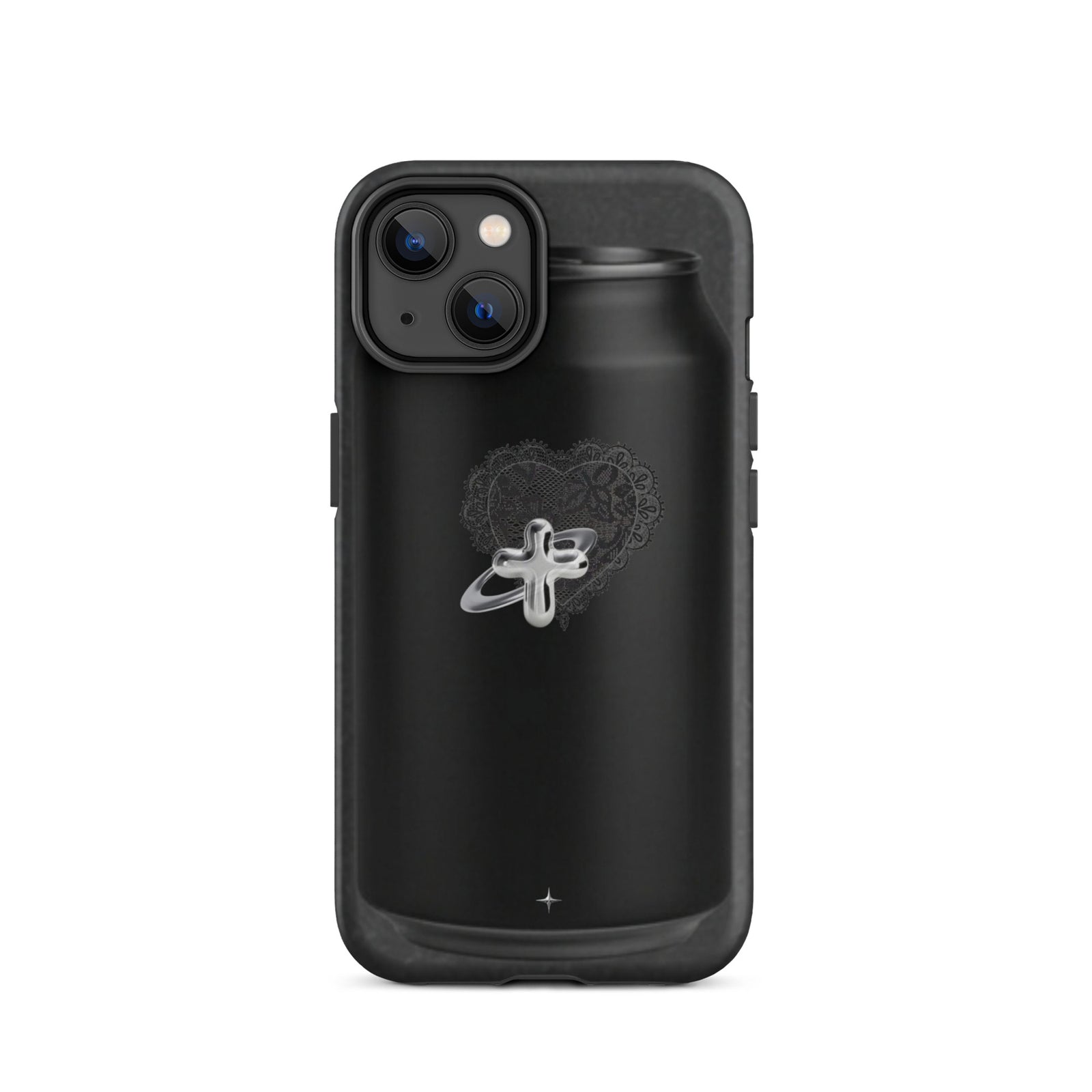 Cult Object black tough iphone case 14 hype streetwear aesthetic minimal dark fashion case
