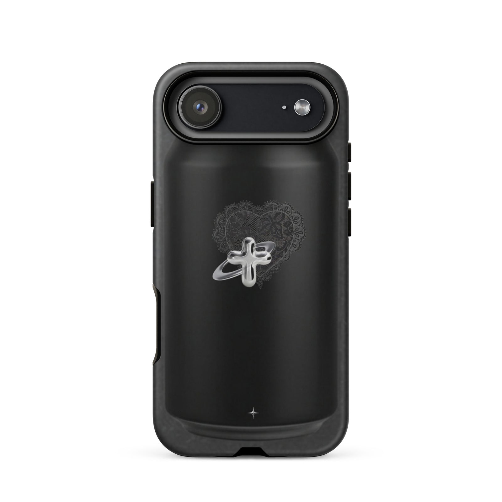 Cult Object black tough iphone case 17 air hype streetwear aesthetic minimal dark fashion case gifts for his