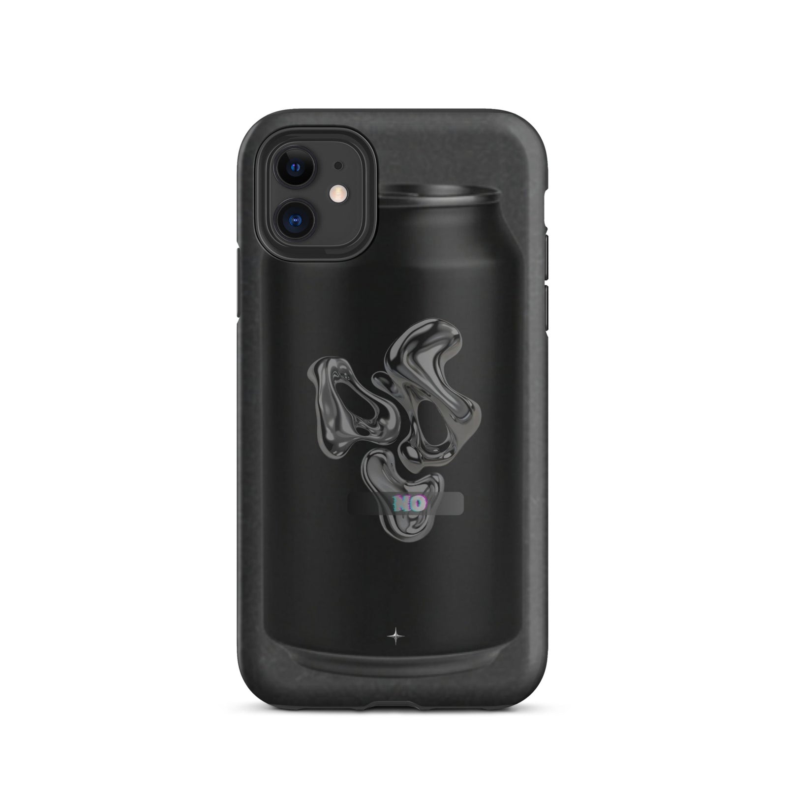 Faith In Chaos black tough iphone  case 11 dark streetwear aesthetic edgy graphic design case