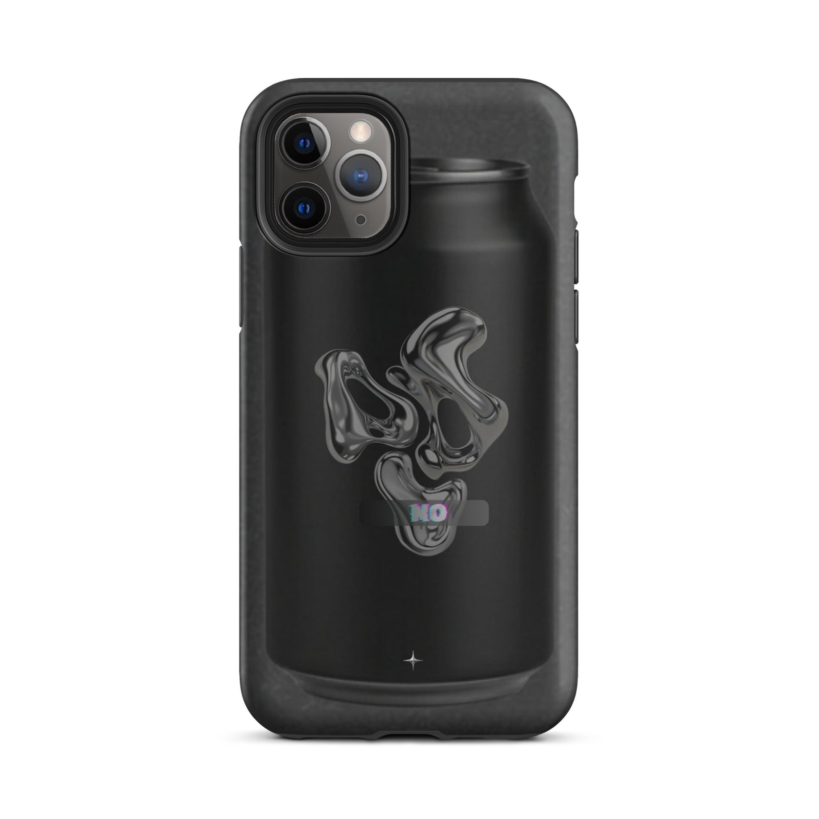 Faith In Chaos black tough iphone  case 11 pro dark streetwear aesthetic edgy graphic design case