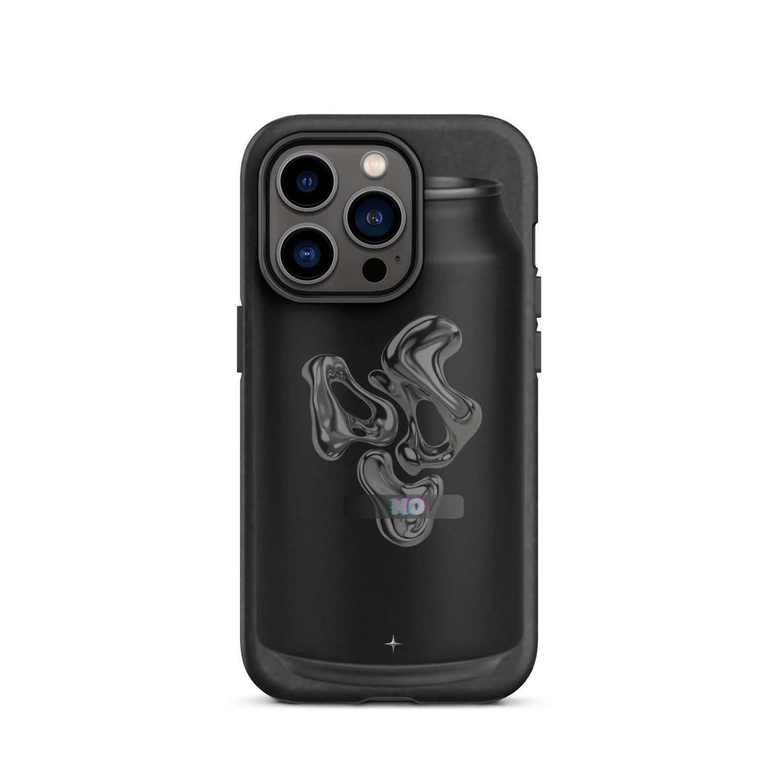 Faith In Chaos black tough iphone  case 14 pro dark streetwear aesthetic edgy graphic design case