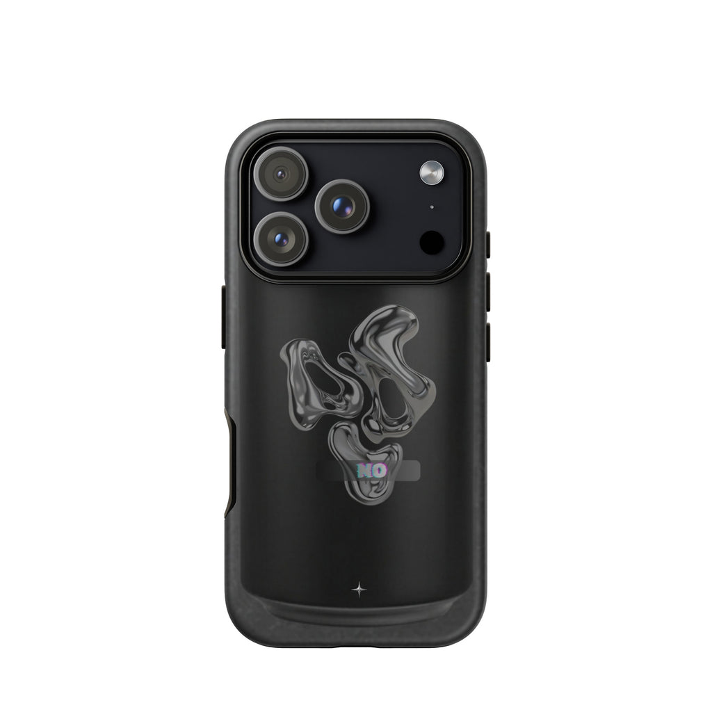 Faith In Chaos black tough iphone  case 17 pro dark streetwear aesthetic edgy graphic design special gift