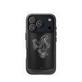 Faith In Chaos black tough iphone  case 17 pro dark streetwear aesthetic edgy graphic design special gift