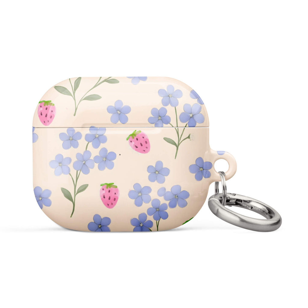 Custom sunshine floral AirPds case 3rd generation natural aesthetic.