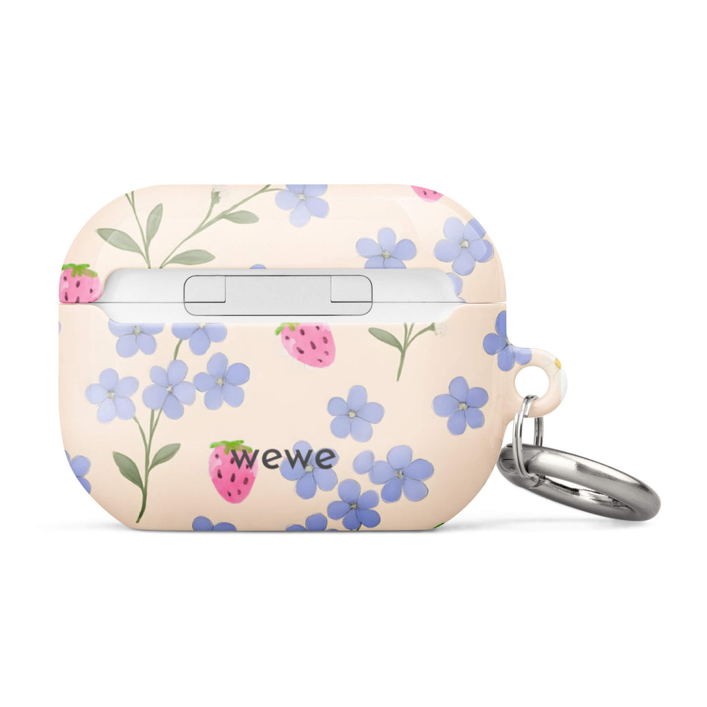 Custom sunshine floral AirPds case pro gen2 natural aesthetic.