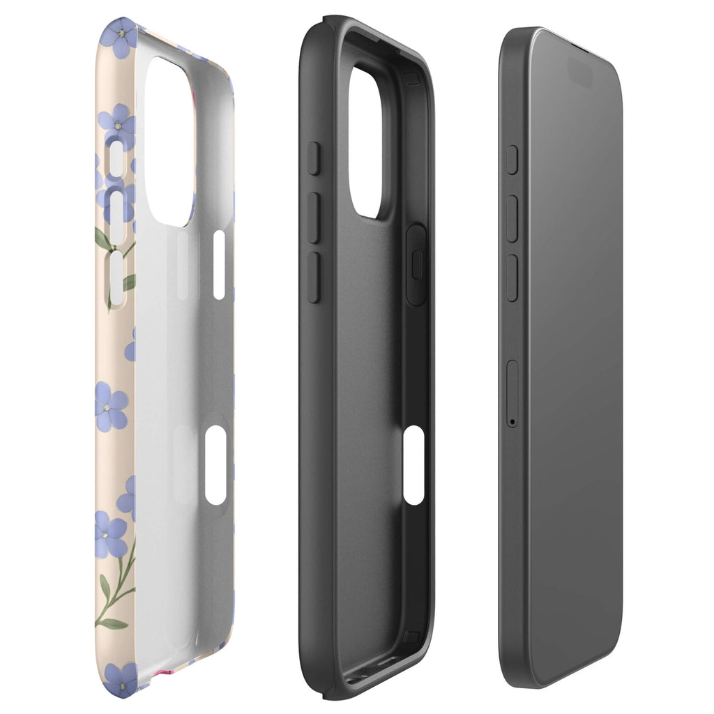 Custom sunshine floral iphone case 16 pro max slim protective.