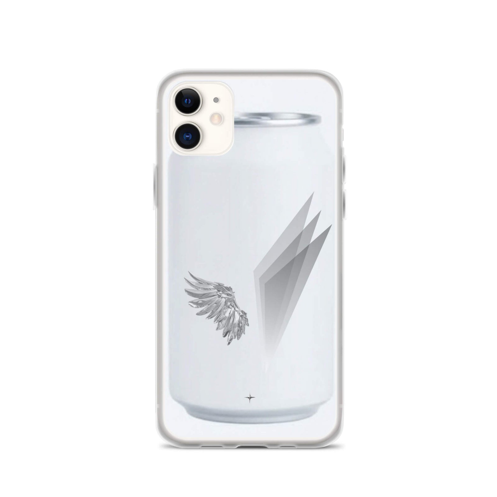 Form and Spirit white clear iphone 11 case minimal aesthetic clean modern design case
