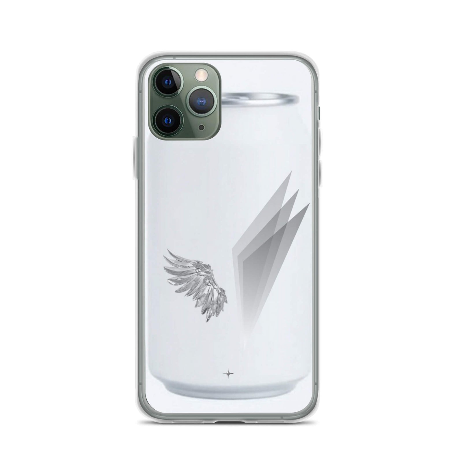 Form and Spirit white clear iphone 11 pro case minimal aesthetic clean modern design case
