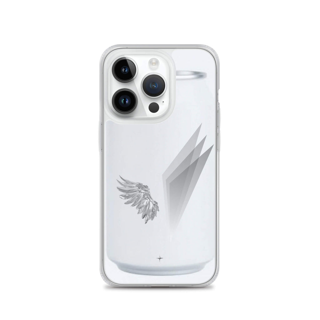 Form and Spirit white clear iphone 14 pro case minimal aesthetic clean modern design case