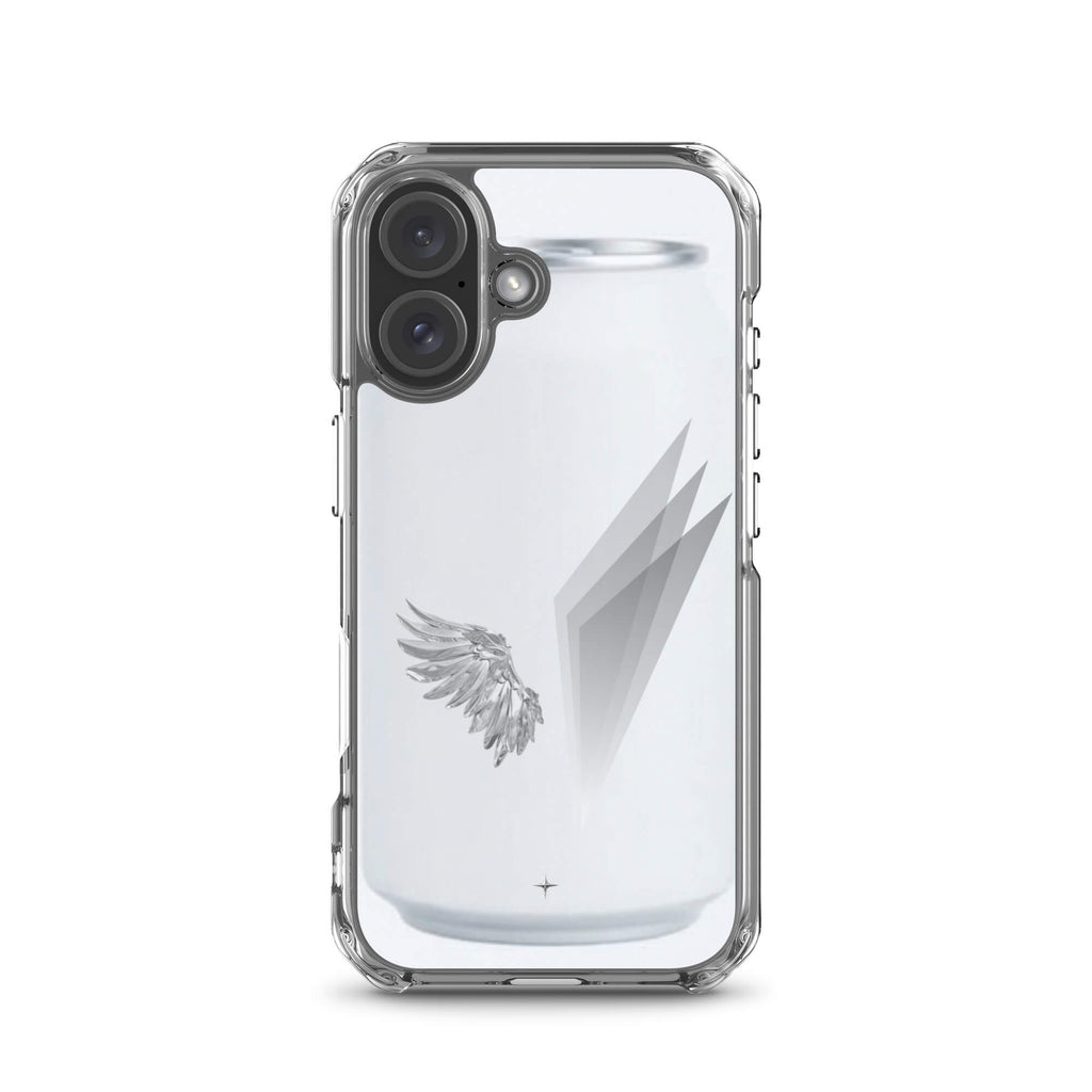 Form and Spirit white clear iphone 16 case minimal aesthetic clean modern design case