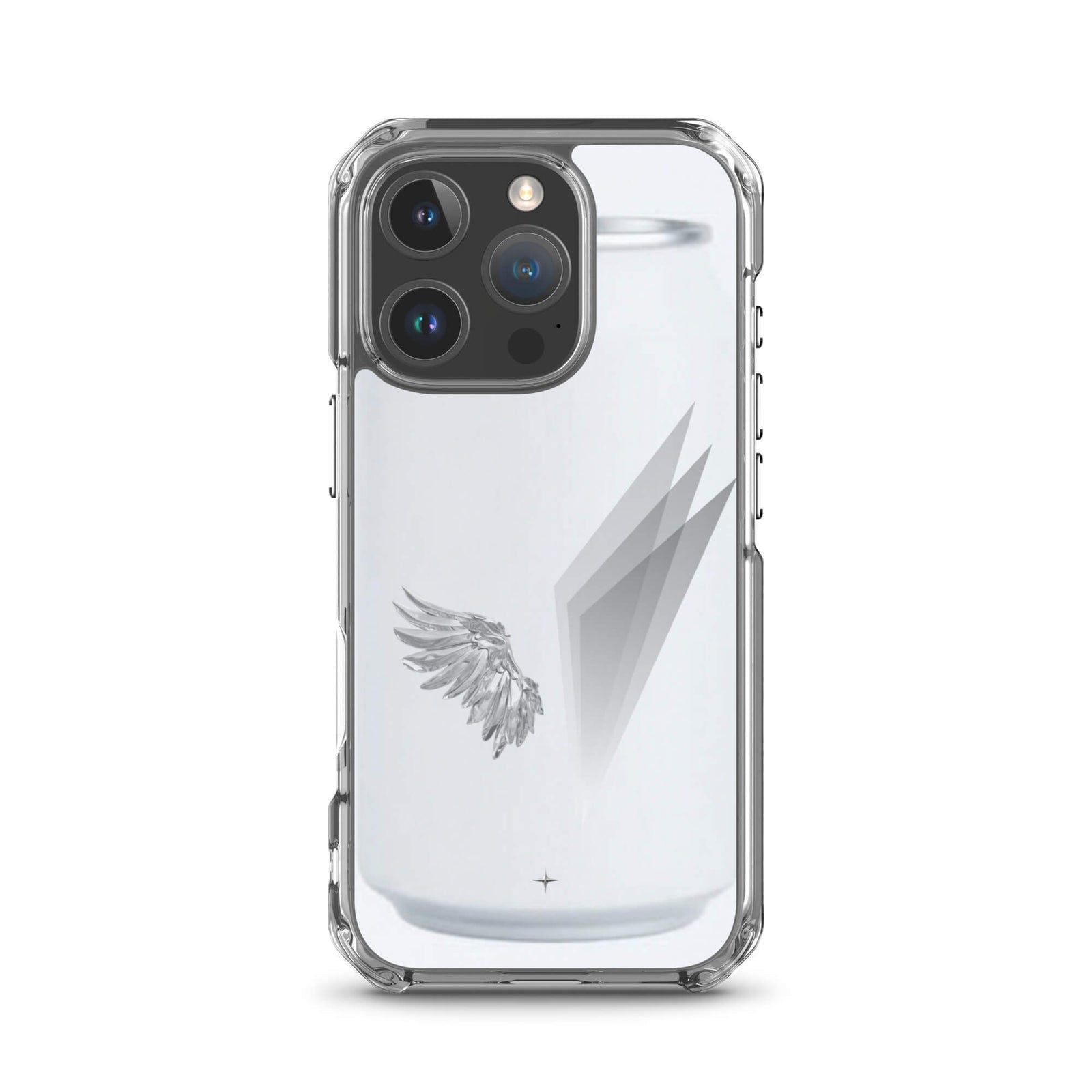 Form and Spirit white clear iphone 16 pro case minimal aesthetic clean modern design case