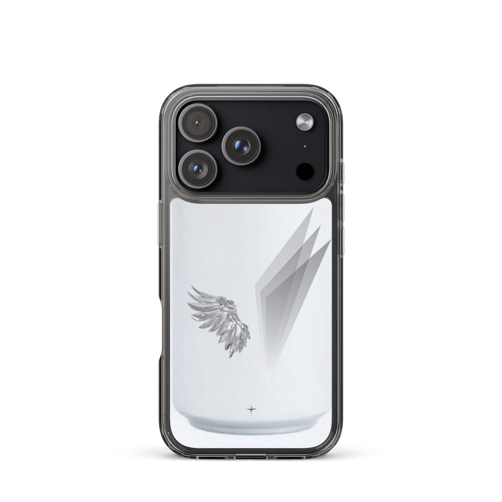 Form and Spirit white clear iphone 17 pro case minimal aesthetic clean modern design case