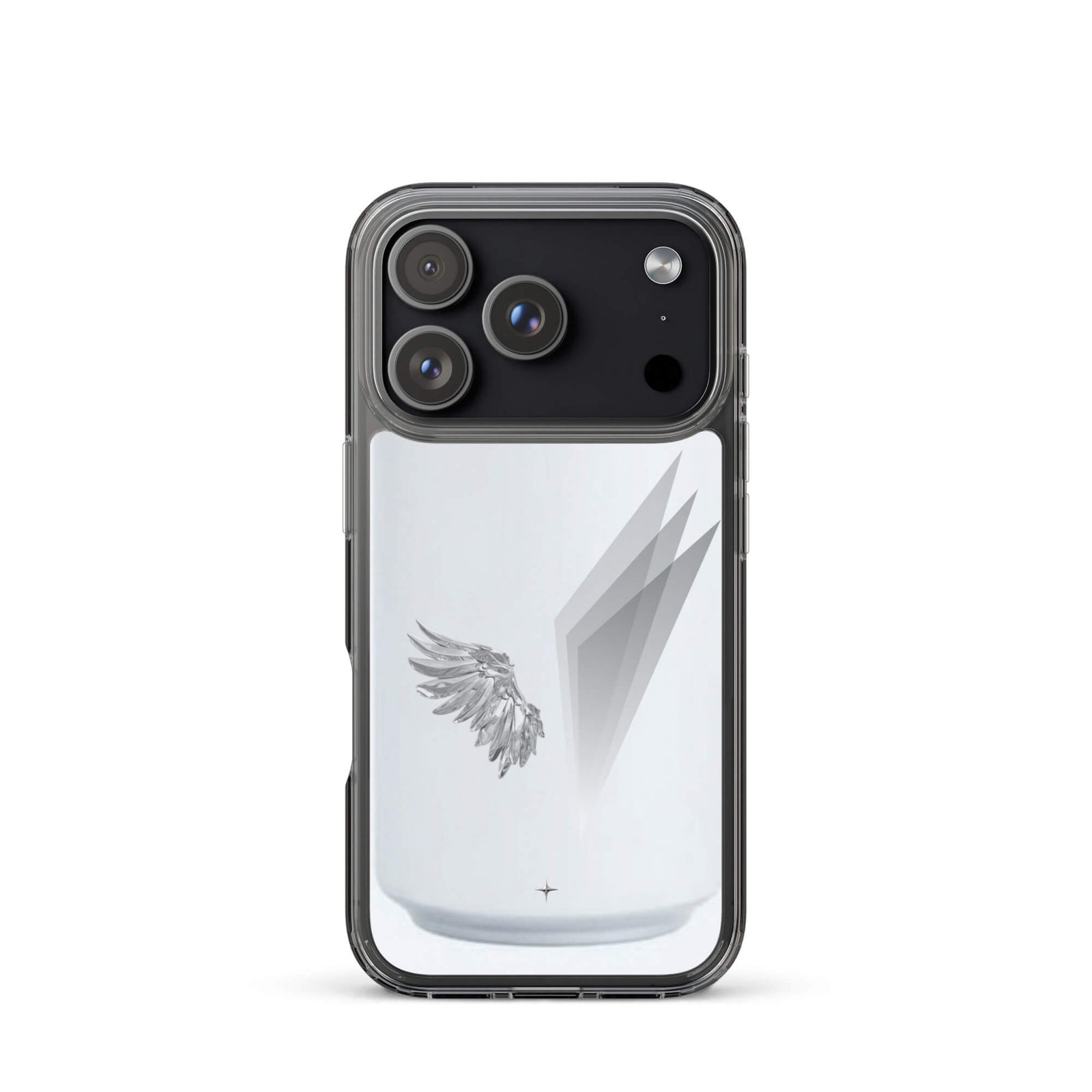 Form and Spirit white clear iphone 17 pro case minimal aesthetic clean modern design case