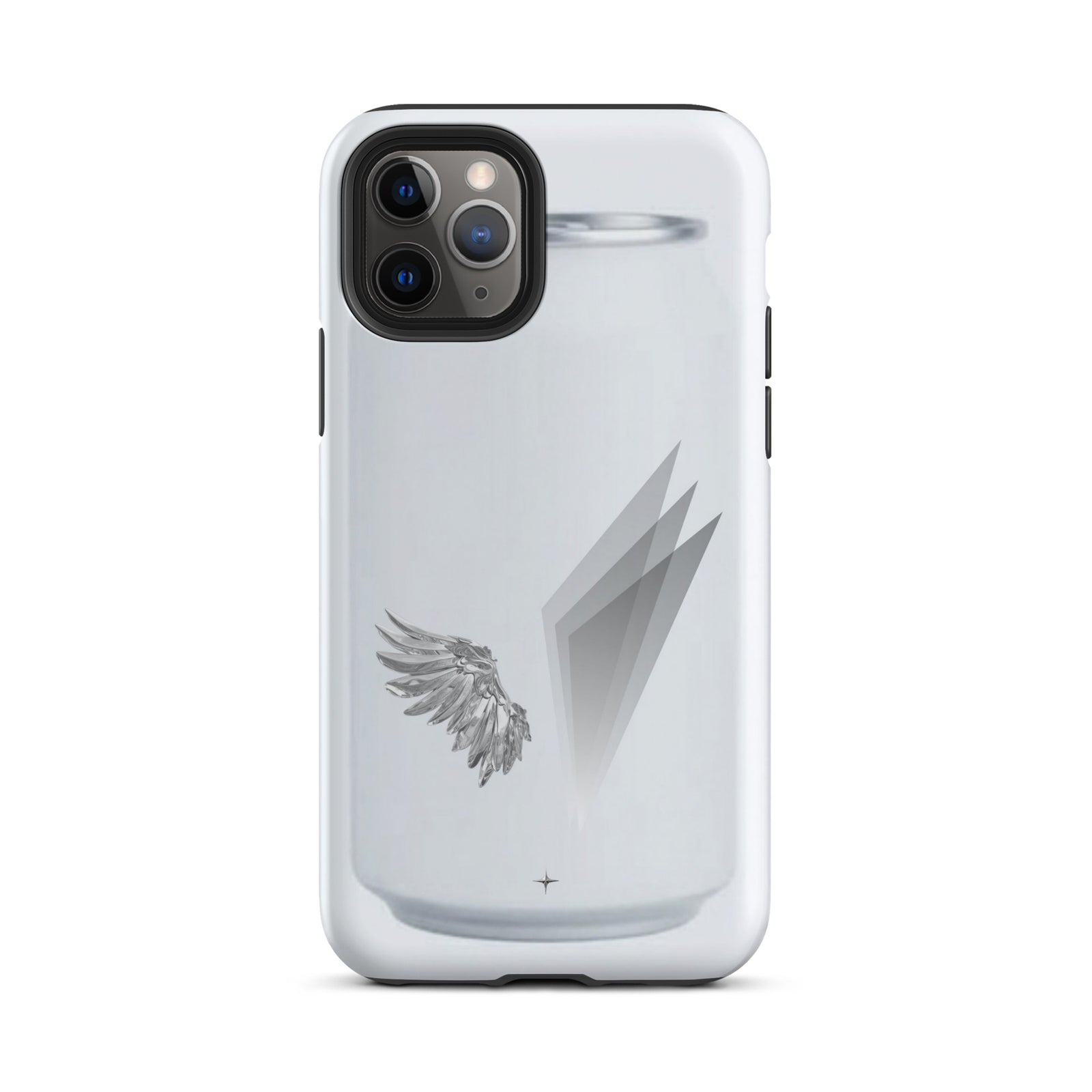 Form and Spirit white tough iphone 11 pro case minimal aesthetic clean modern design case