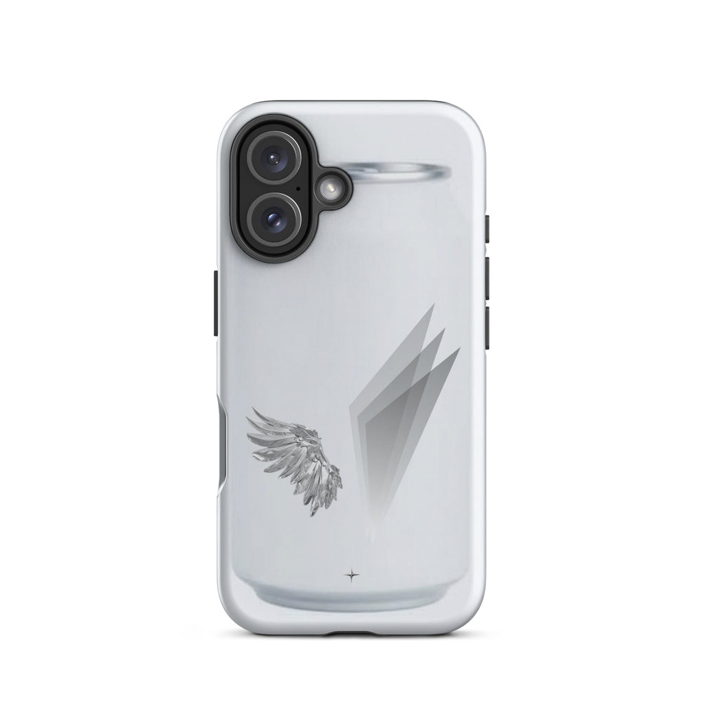 Form and Spirit white tough iphone 16 case minimal aesthetic clean modern design case