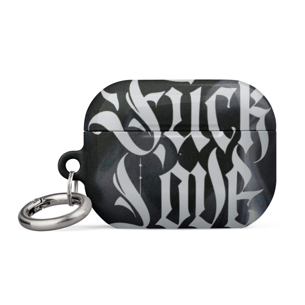 Custom fake love AirPods case pro gen2 powerful design.