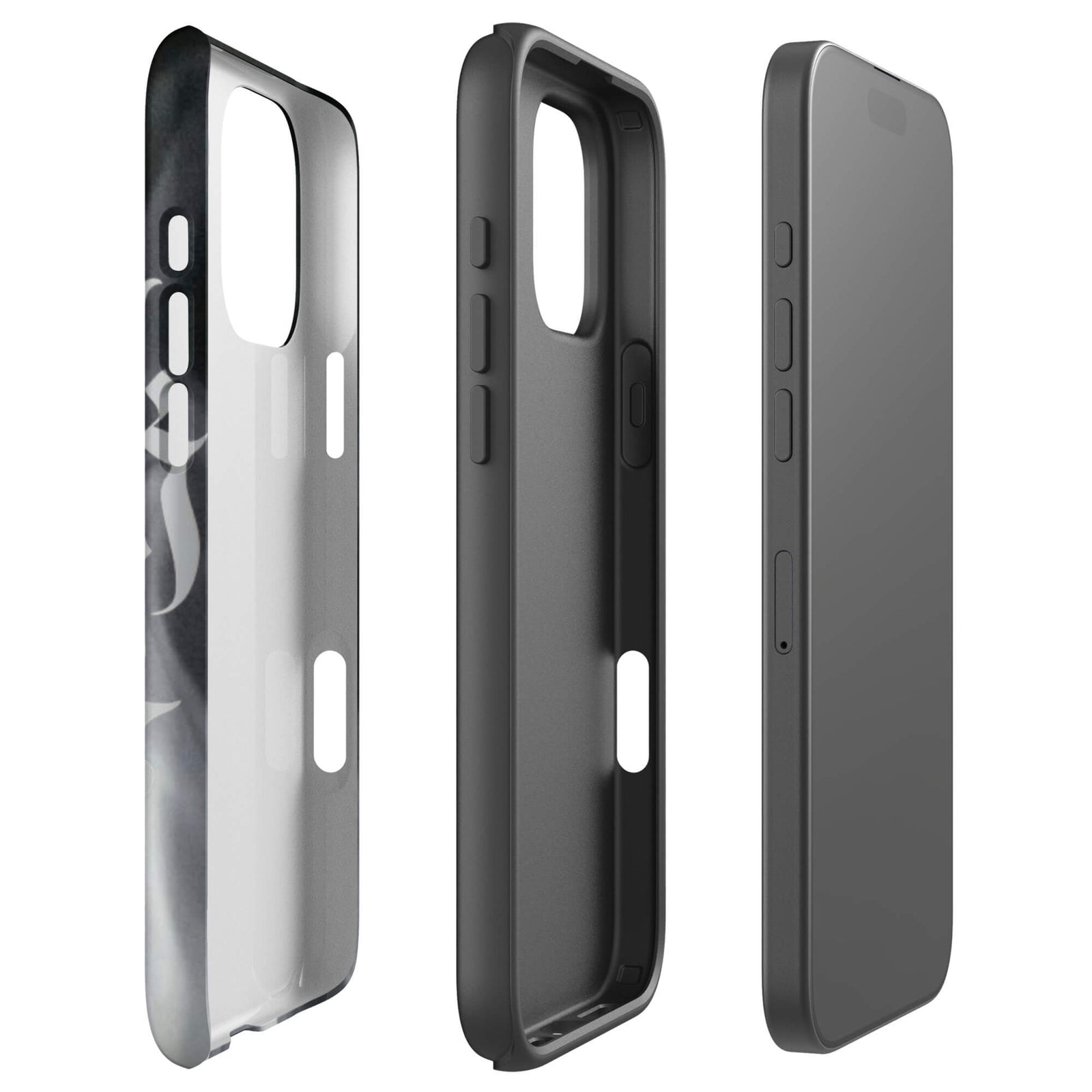 Custom fake love iPhone case 16 pro max dual-layer shockproof protection.