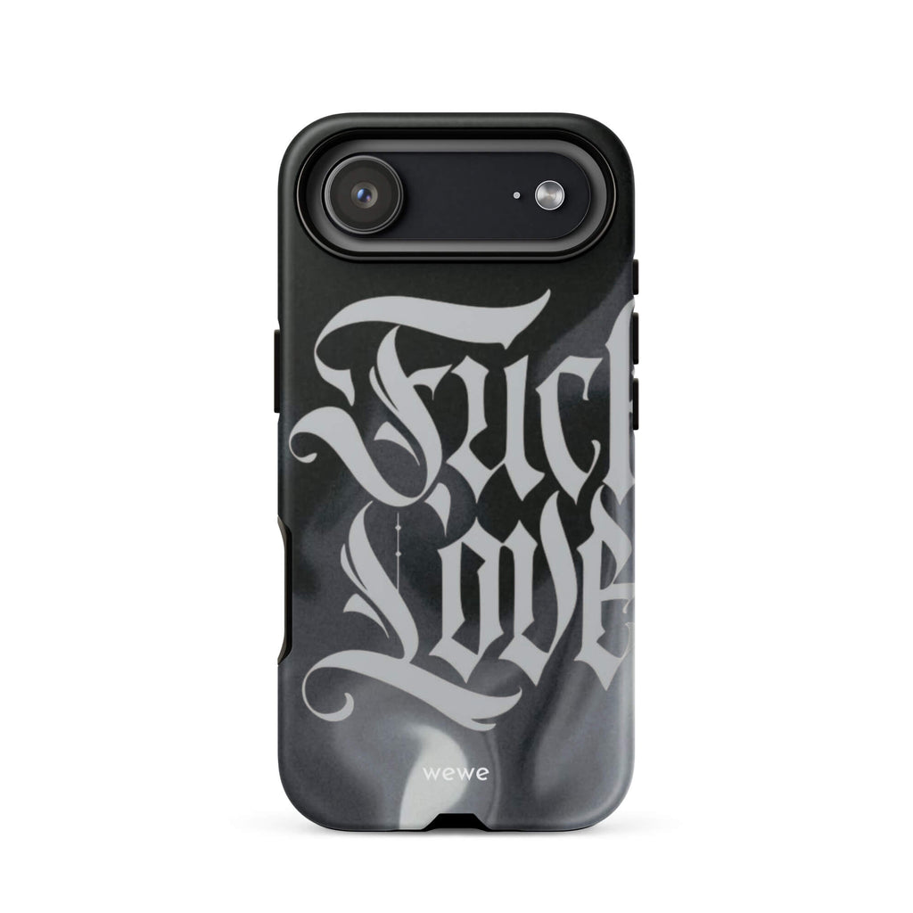 Custom fake love iPhone case 17 air powerful design.