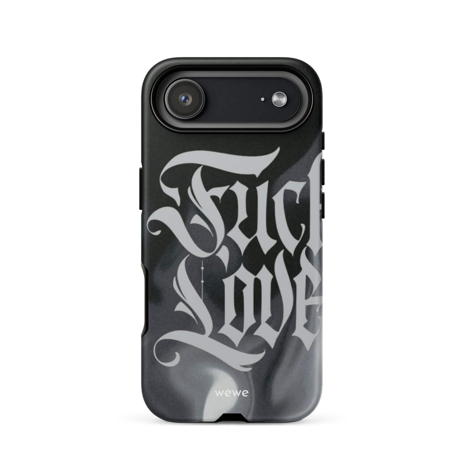 Custom fake love iPhone case 17 air powerful design.