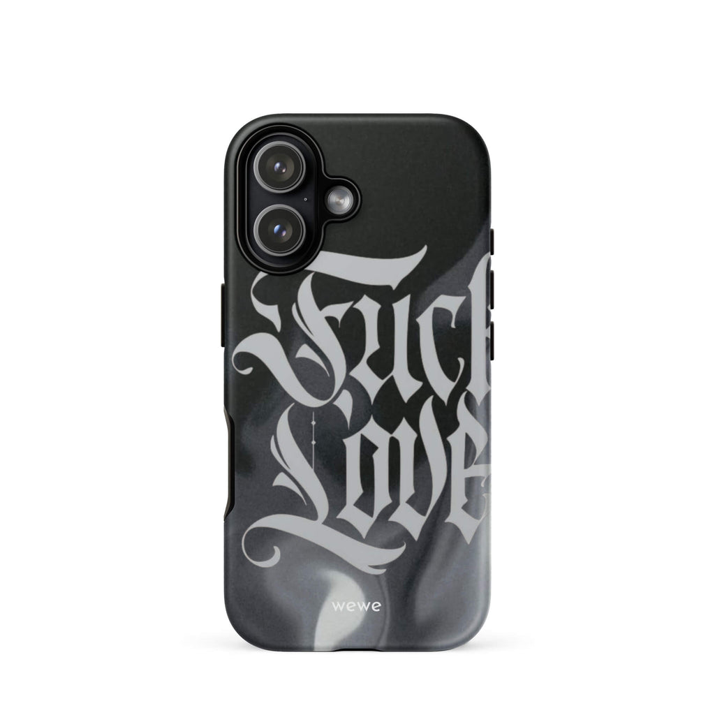 Custom fake love iPhone case 17 powerful design.