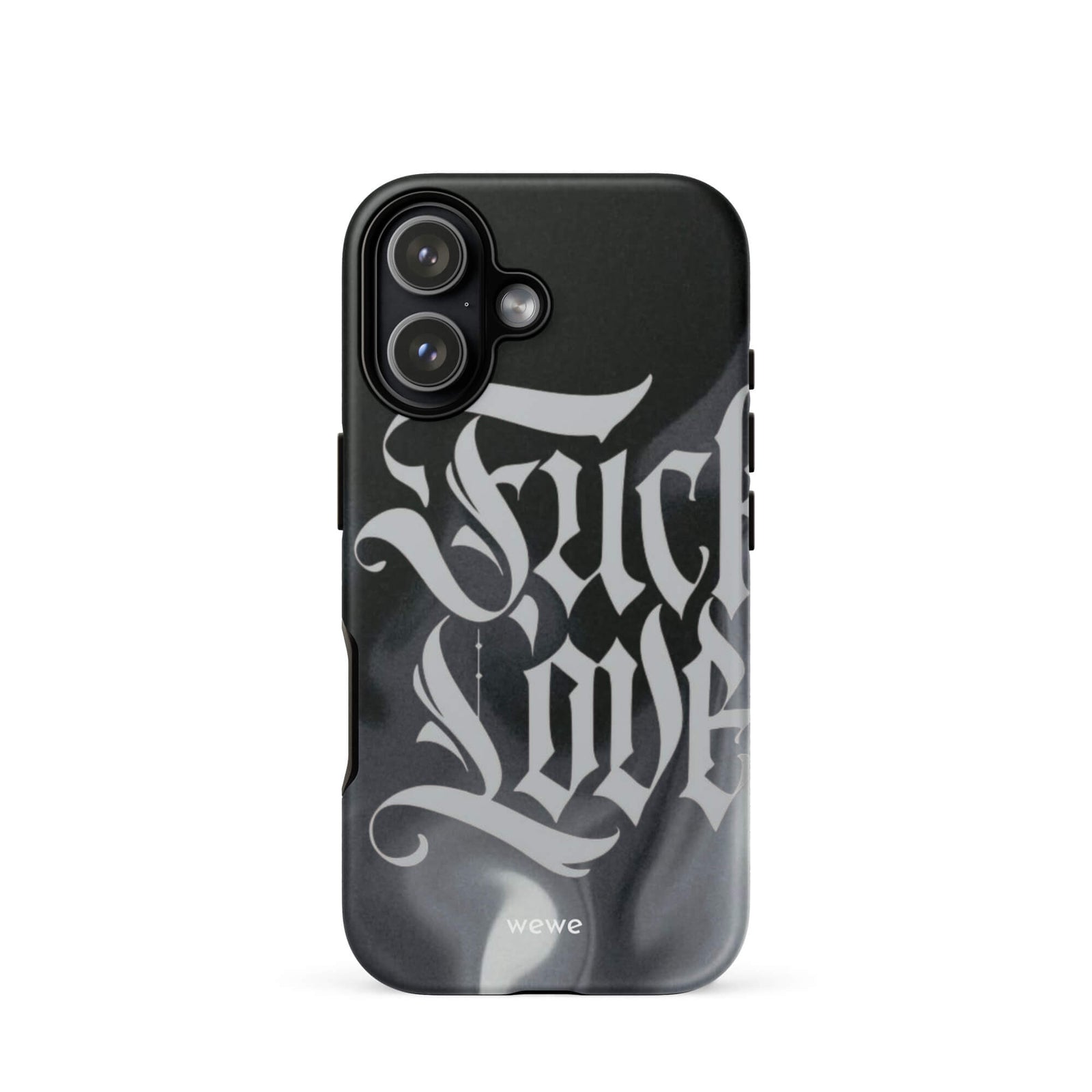 Custom fake love iPhone case 17 powerful design.