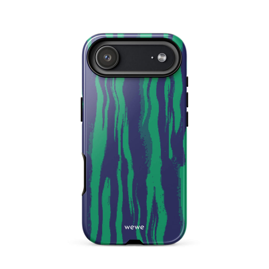 Custom green forest iphone case 17 air natural aesthetic design.