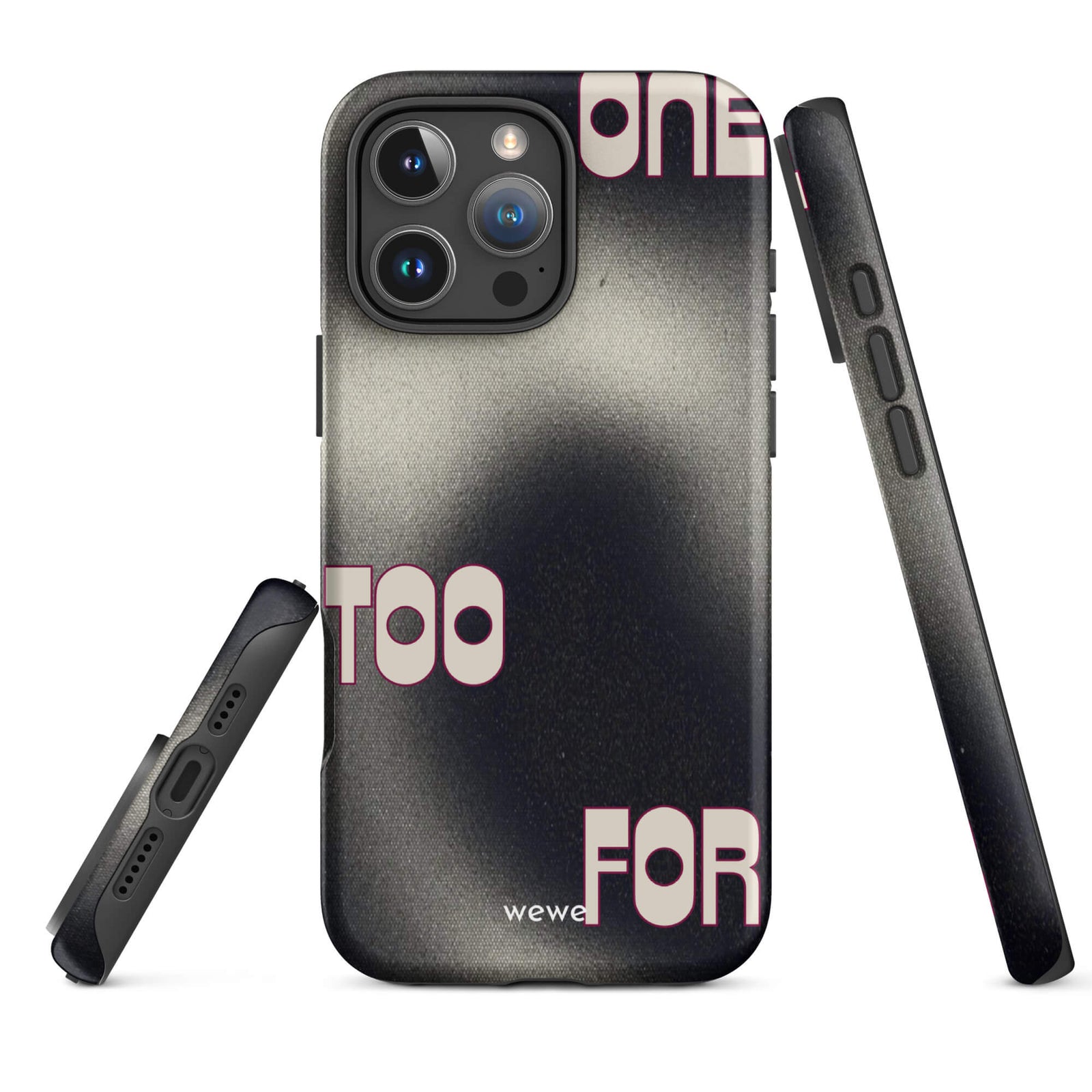 Custom one studio iPhone case 16 pro max playful aesthetic.