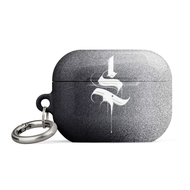 Custom monochrome mind AirPods case pro gen2 powerful monochrome aesthetic.