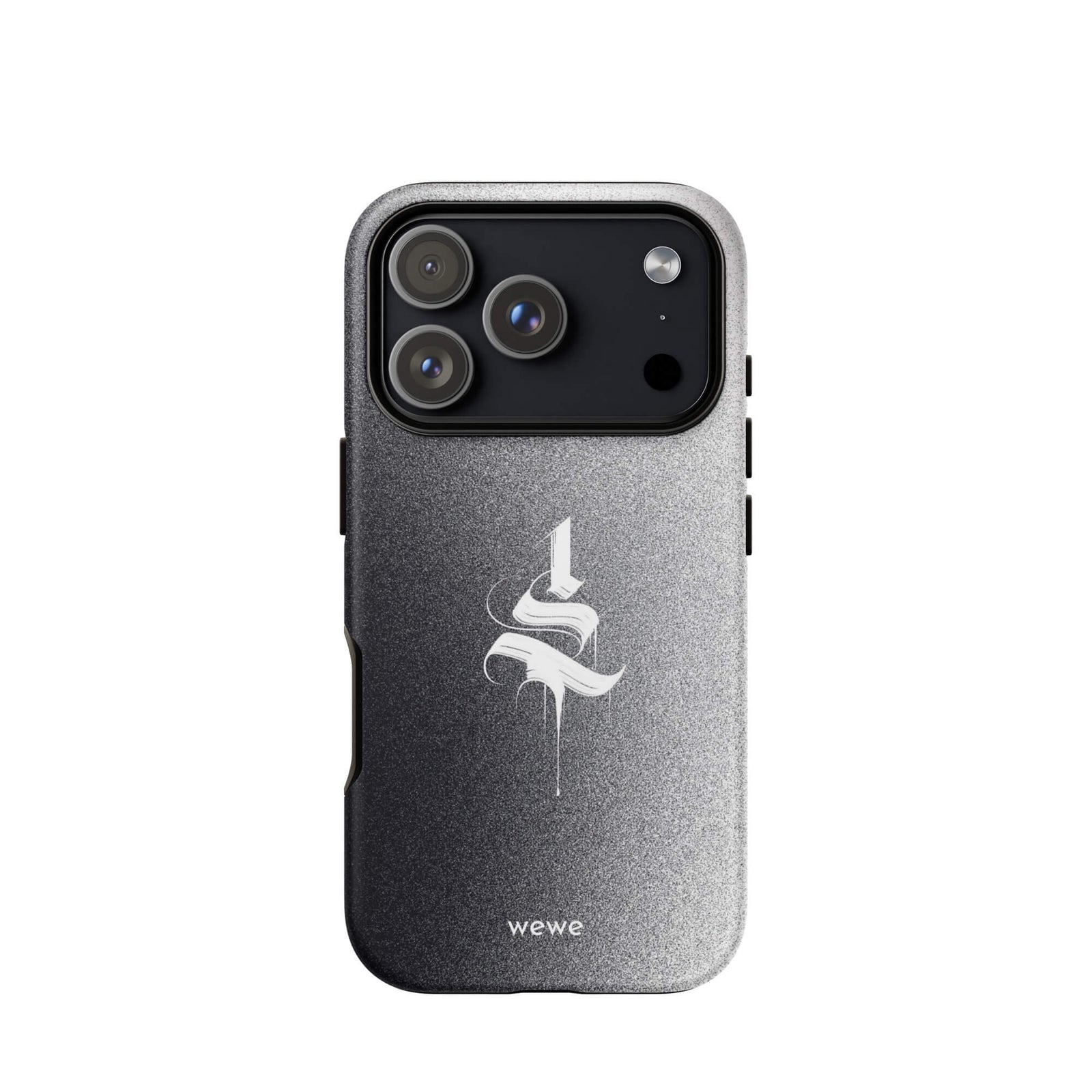 Custom monochrome mind iPhone case 17 pro powerful monochrome aesthetic.