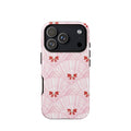 Custom hot pink bow iphone case 17 pro gift.