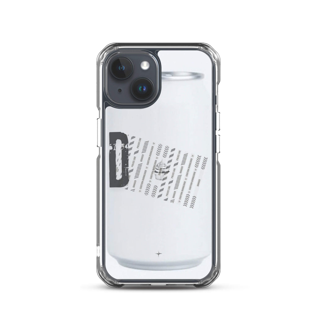 Ivory Architect white clear iphone case 15 geometric minimal design can-inspired aesthetic case